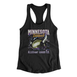 Minnesota Football Throwback Mascot Women's Racerback Tank-Allegiant Goods Co. Vintage Sports Apparel