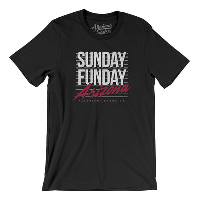 Sunday Funday Arizona Men/Unisex T-Shirt-Black-Allegiant Goods Co. Vintage Sports Apparel