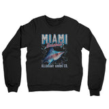 Miami Baseball Throwback Mascot Midweight French Terry Crewneck Sweatshirt-Allegiant Goods Co. Vintage Sports Apparel