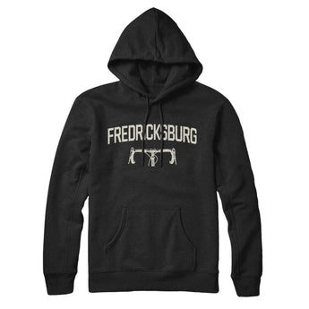 Fredericksburg Cycling Hoodie-Black-Allegiant Goods Co. Vintage Sports Apparel