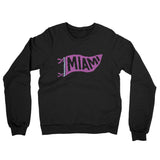 Miami Pennant Midweight French Terry Crewneck Sweatshirt-Allegiant Goods Co. Vintage Sports Apparel