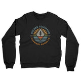Golden Colorado Retro Badge Midweight French Terry Crewneck Sweatshirt-Black-Allegiant Goods Co. Vintage Sports Apparel
