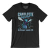 Charlotte Basketball Throwback Mascot Men/Unisex T-Shirt-Black-Allegiant Goods Co. Vintage Sports Apparel