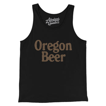 Oregon Beer Men/Unisex Tank Top-Allegiant Goods Co. Vintage Sports Apparel