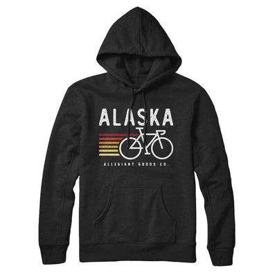 Alaska Cycling Hoodie-Black-Allegiant Goods Co. Vintage Sports Apparel