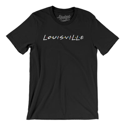 Louisville Friends Men/Unisex T-Shirt-Black-Allegiant Goods Co. Vintage Sports Apparel
