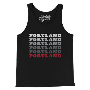 Portland Repeat Men/Unisex Tank Top-Allegiant Goods Co. Vintage Sports Apparel