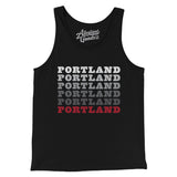 Portland Repeat Men/Unisex Tank Top-Allegiant Goods Co. Vintage Sports Apparel