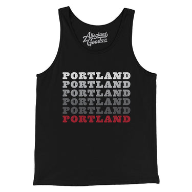 Portland Repeat Men/Unisex Tank Top-Allegiant Goods Co. Vintage Sports Apparel