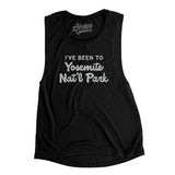 I've Been To Yosemite National Park Women's Flowey Scoopneck Muscle Tank-Allegiant Goods Co. Vintage Sports Apparel