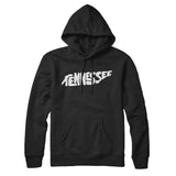 Tennessee State Shape Text Hoodie-Allegiant Goods Co. Vintage Sports Apparel