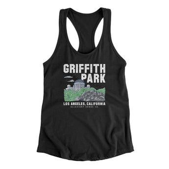 Griffith Park Women's Racerback Tank-Allegiant Goods Co. Vintage Sports Apparel
