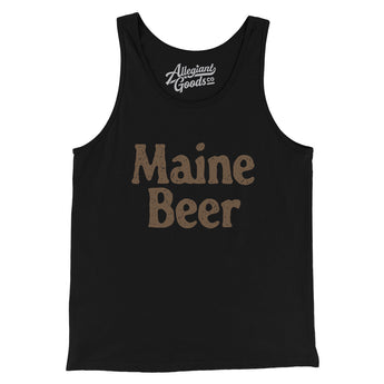Maine Beer Men/Unisex Tank Top-Allegiant Goods Co. Vintage Sports Apparel