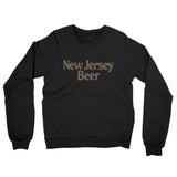 New Jersey Beer Midweight French Terry Crewneck Sweatshirt-Allegiant Goods Co. Vintage Sports Apparel