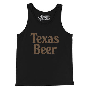 Texas Beer Men/Unisex Tank Top-Allegiant Goods Co. Vintage Sports Apparel