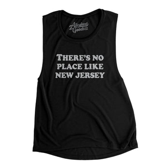 There's No Place Like New Jersey Women's Flowey Scoopneck Muscle Tank-Allegiant Goods Co. Vintage Sports Apparel