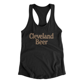 Cleveland Beer Women's Racerback Tank-Allegiant Goods Co. Vintage Sports Apparel