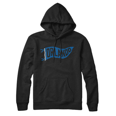 Orlando Pennant Hoodie-Black-Allegiant Goods Co. Vintage Sports Apparel