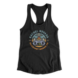 Rachel Nevada Retro Badge Women's Racerback Tank-Black-Allegiant Goods Co. Vintage Sports Apparel