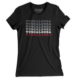 Tuscaloosa Repeat Women's T-Shirt-Black-Allegiant Goods Co. Vintage Sports Apparel