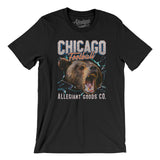 Chicago Football Throwback Mascot Men/Unisex T-Shirt-Allegiant Goods Co. Vintage Sports Apparel