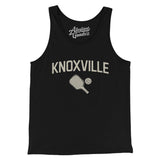 Knoxville Pickleball Men/Unisex Tank Top-Black-Allegiant Goods Co. Vintage Sports Apparel