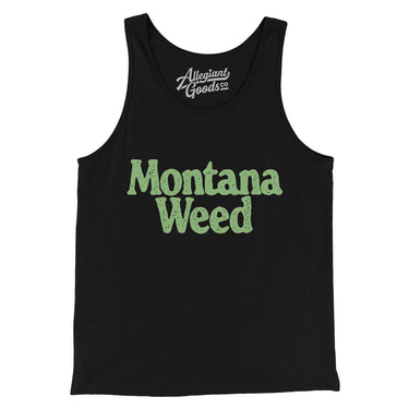 Montana Weed Men/Unisex Tank Top-Allegiant Goods Co. Vintage Sports Apparel