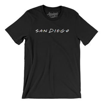 San Diego Friends Men/Unisex T-Shirt-Allegiant Goods Co. Vintage Sports Apparel