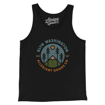 Blye Washington Retro Badge Men/Unisex Tank Top-Allegiant Goods Co. Vintage Sports Apparel