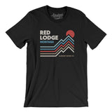 Red Lodge Montana Men/Unisex T-Shirt-Black-Allegiant Goods Co. Vintage Sports Apparel