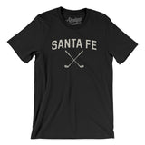 Santa Fe Golf Men/Unisex T-Shirt-Black-Allegiant Goods Co. Vintage Sports Apparel