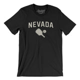 Nevada Pickleball Men/Unisex T-Shirt-Black-Allegiant Goods Co. Vintage Sports Apparel