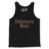 Delaware Beer Men/Unisex Tank Top-Black-Allegiant Goods Co. Vintage Sports Apparel