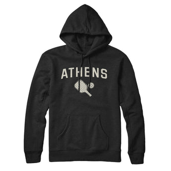 Athens Pickleball Hoodie-Black-Allegiant Goods Co. Vintage Sports Apparel