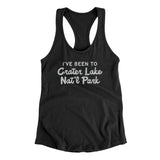 I've Been To Crater Lake National Park Women's Racerback Tank-Allegiant Goods Co. Vintage Sports Apparel
