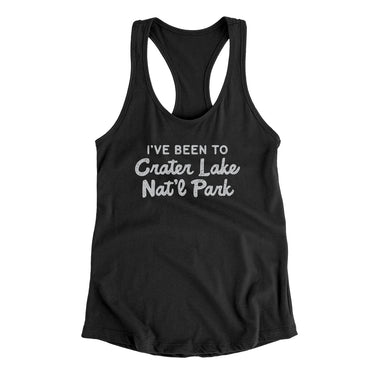 I've Been To Crater Lake National Park Women's Racerback Tank-Allegiant Goods Co. Vintage Sports Apparel
