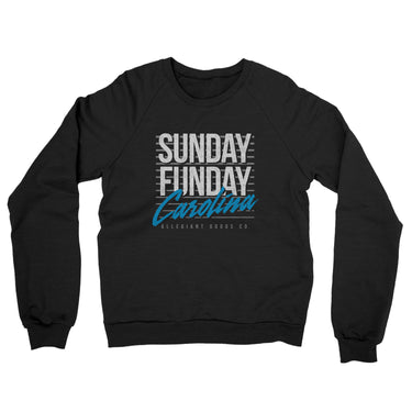 Sunday Funday Carolina Midweight French Terry Crewneck Sweatshirt-Allegiant Goods Co. Vintage Sports Apparel
