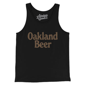 Oakland Beer Men/Unisex Tank Top-Allegiant Goods Co. Vintage Sports Apparel