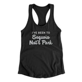 I've Been To Sequoia National Park Women's Racerback Tank-Black-Allegiant Goods Co. Vintage Sports Apparel