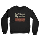 Don't Denver My Junction Midweight French Terry Crewneck Sweatshirt-Black-Allegiant Goods Co. Vintage Sports Apparel