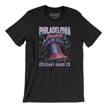 Philadelphia Baseball Throwback Mascot Men/Unisex T-Shirt-Allegiant Goods Co. Vintage Sports Apparel
