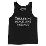 There's No Place Like Chicago Men/Unisex Tank Top-Allegiant Goods Co. Vintage Sports Apparel