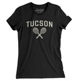 Tucson Tennis Women's T-Shirt-Black-Allegiant Goods Co. Vintage Sports Apparel