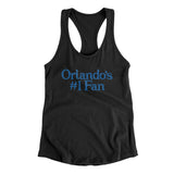 Orlando's Number 1 Fan Women's Racerback Tank-Allegiant Goods Co. Vintage Sports Apparel