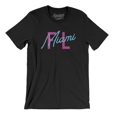 Miami Fl Overprinted Men/Unisex T-Shirt-Allegiant Goods Co. Vintage Sports Apparel