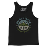 Driggs Idaho Retro Badge Men/Unisex Tank Top-Allegiant Goods Co. Vintage Sports Apparel