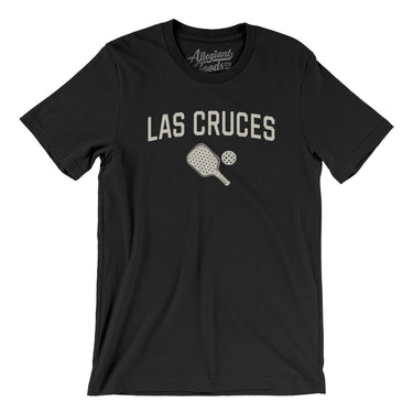 Las Cruces Pickleball Men/Unisex T-Shirt-Black-Allegiant Goods Co. Vintage Sports Apparel