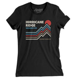 Hurricane Ridge Washington Women's T-Shirt-Black-Allegiant Goods Co. Vintage Sports Apparel