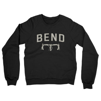 Bend Cycling Midweight French Terry Crewneck Sweatshirt-Black-Allegiant Goods Co. Vintage Sports Apparel