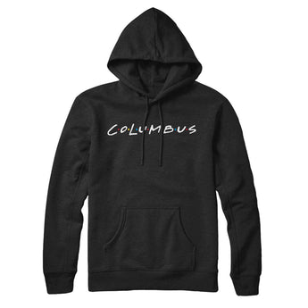 Columbus Friends Hoodie-Black-Allegiant Goods Co. Vintage Sports Apparel